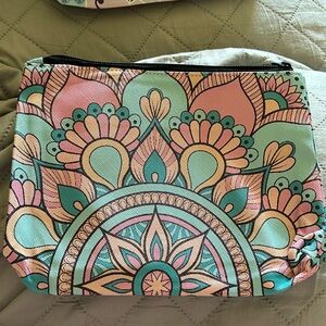 NWT Patterned Makeup Bag